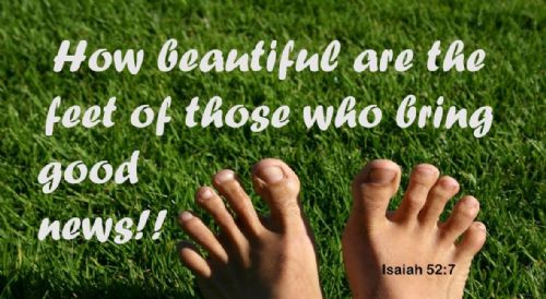 What are beautiful feet?