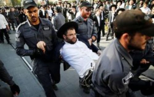 Ultra Orthodox protest in Israel